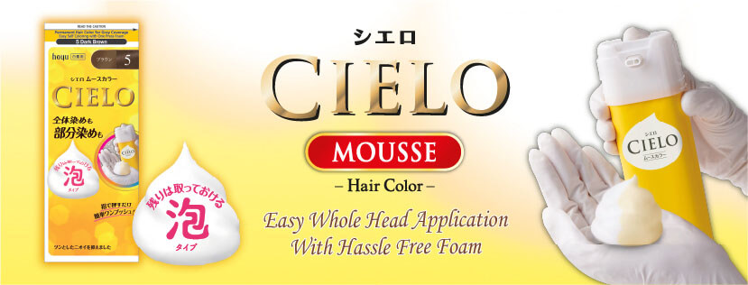 Hoyu Singapore | Color Your Heart | CIELO Mousse Hair Color